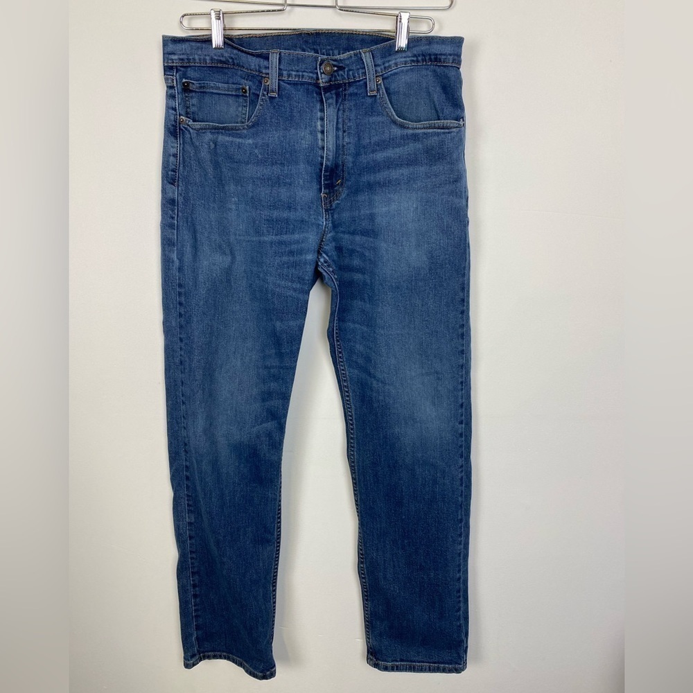 Levi’s 505 Jeans Mens 34 x 32 Blue Straight Leg Denim